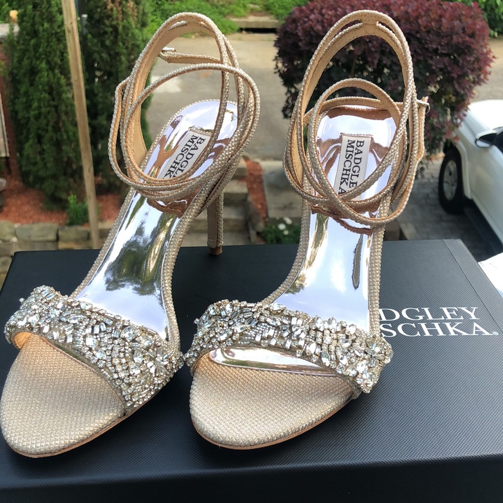 Jen Ankle Wrap Embellished Heel | MP5317